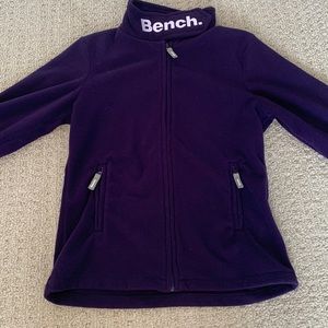 purple bench sweater
